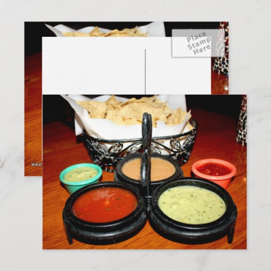 Chips & Salsa Briefkaart (Voorkant / Achterkant)