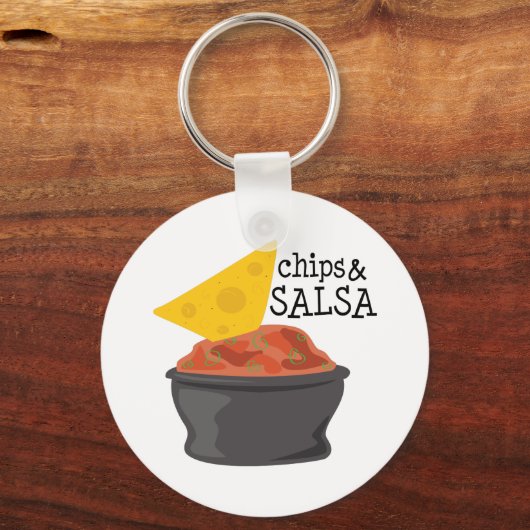 Chips & Salsa Sleutelhanger (Voorkant)