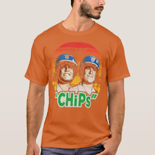 CHiPs TV Show Retro Worn T-shirt