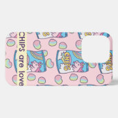 Chips zijn liefde iPhone hoesje (Achterkant horizontaal)
