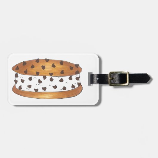Chipwich Chocolate Chip Cookie Cream Sandwich Bagagelabel (Voorkant horizontaal)