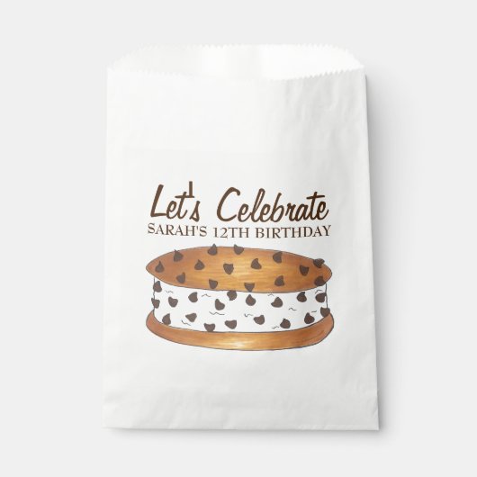 Chipwich Chocolate Chip Cookie Cream Sandwich Bedankzakje (Voorkant)