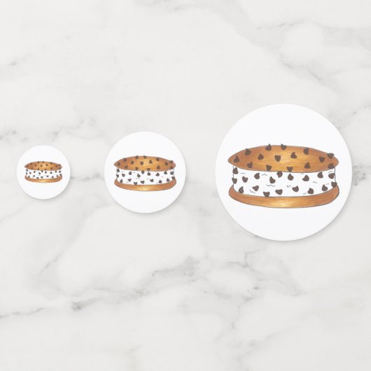 Chipwich Chocolate Chip Cookie Cream Sandwich Confetti (Voorkanten)