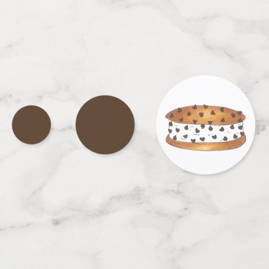 Chipwich Chocolate Chip Cookie Cream Sandwich Confetti (Achterkanten)