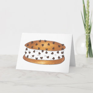 Chipwich Chocolate Chip Cookie Cream Sandwich Kaart