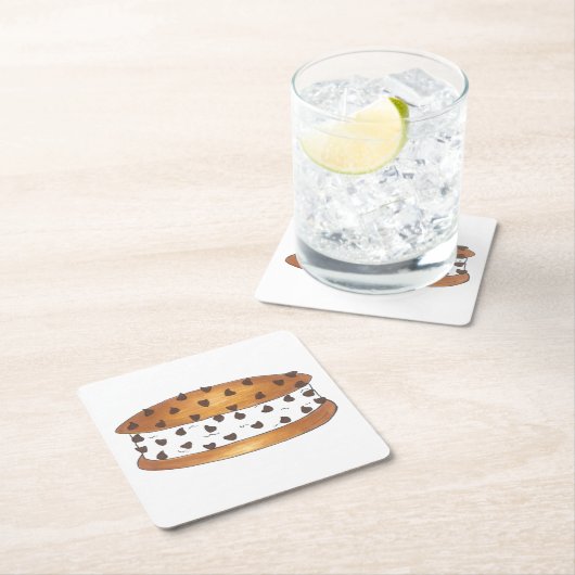 Chipwich Chocolate Chip Cookie Cream Sandwich Kartonnen Onderzetters (Insitu)