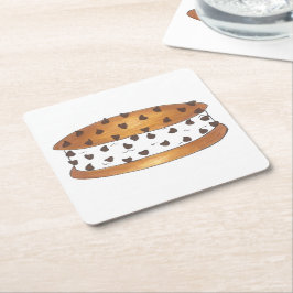 Chipwich Chocolate Chip Cookie Cream Sandwich Kartonnen Onderzetters
