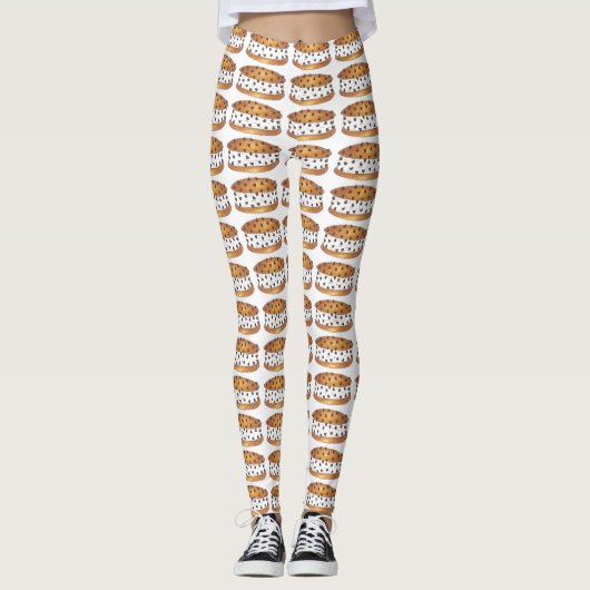 Chipwich Chocolate Chip Cookie Cream Sandwich Leggings (Voorkant)