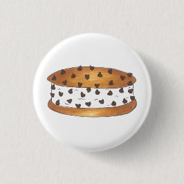 Chipwich Chocolate Chip Cookie Cream Sandwich Ronde Button 3,2 Cm