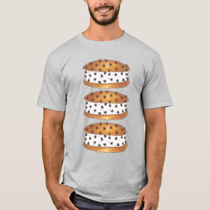 Chipwich Chocolate Chip Cookie Cream Sandwich T-shirt