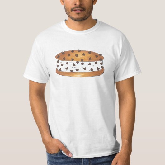 Chipwich Chocolate Chip Cookie Cream Sandwich T-shirt (Voorkant)