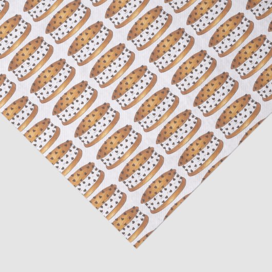 Chipwich Chocolate Chip Cookie Cream Sandwich Tissuepapier (Detail)