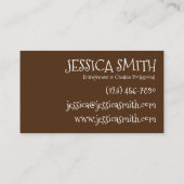 Chipwich Chocolate Chip Cookie Cream Sandwich Visitekaartje (Achterkant)