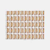 Chipwich Chocolate Chip Ice Cream Sandwich Foodie Fleece Deken (Voorkant (Horizontaal))