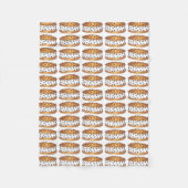 Chipwich Chocolate Chip Ice Cream Sandwich Foodie Fleece Deken (Voorkant)