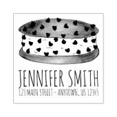 Chipwich Cookie Ice Cream Sandwich Foodie Adres Rubberstempel (Afrduk)