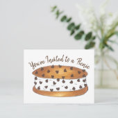 Chipwich Ice Cream Sandwich Picnic Invitation Uitnodiging Briefkaart (Staand voorkant)