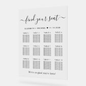 Chique 12 Tafel Bruiloft Zitplaatsen Wissen Acryl Bord (Hoek)