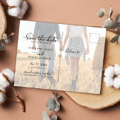 Chique 3 Fotocollage Huwelijksbudget Save The Date Aankondigingskaart