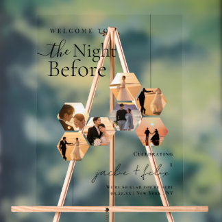 Chique aangepaste foto moderne repetitie diner wel acryl bord