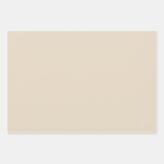 Chique aardetinten Zand Crème Mauve Effen Kleur Inpakpapier Vel (Voorkant 2)