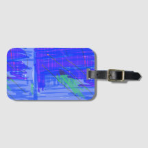 Chique Abstract Blauw