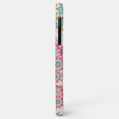 Chique abstract Japans bloemen kunstpatroon Case-Mate iPhone Case (Achterkant/links)