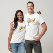 Chique ABSTRACTE WIJN Mode Print T-shirt (Unisex)