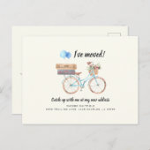 Chique adreswijziging verplaatsen aankondigingskaart (Voorkant / Achterkant)