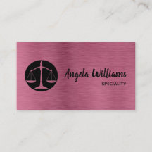 Chique advocaat metallic roos goud en zwart