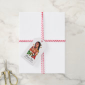 Chique Afro-Amerikaanse diva Cadeaulabel (Met Touw)