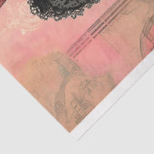 Chique Afro-Amerikaanse pop, Roze AM9 Decoupage Tissuepapier (Detail)