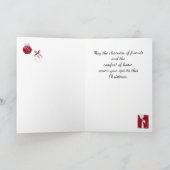 Chique Afro-Amerikaanse Vrouw Kerstkaart Kaart (Binnen)