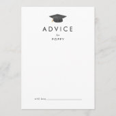 Chique Afstudeerder Pet Graduation Party Advieskaart (Voorkant)