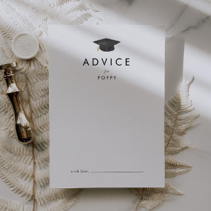 Chique Afstudeerder Pet Graduation Party Advieskaart