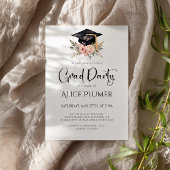 Chique Afstudeerder Pet Graduation Party Kaart