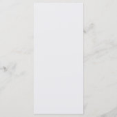 Chique alcoholinkt handgemaakte glitters goud plat menu (Achterkant)