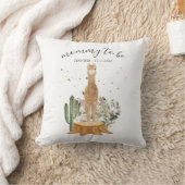 Chique alpaca nieuwe moeder Moeder worden Kussen (Deken)