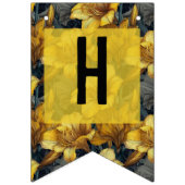 Chique Amaryllis Vijftig Verjaardag Custom Vlaggetjes (Tweede vlag)