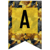 Chique Amaryllis Vijftig Verjaardag Custom Vlaggetjes (Derde vlag)