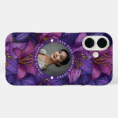Chique Amaryllis Vrouwelijke Verjaardag Modern Case-Mate iPhone Case (Achterkant (horizontaal))