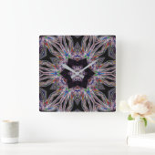 Chique Amethist Ontwerp Acryl Wandklok (Huis)