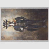 Chique Antropomorfe Steampunk Paard Q8F Decoupage Tissuepapier (Voorkant)