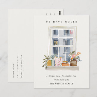 Chique Appartement Bloemraam We zijn Verhuisd Kaar Briefkaart