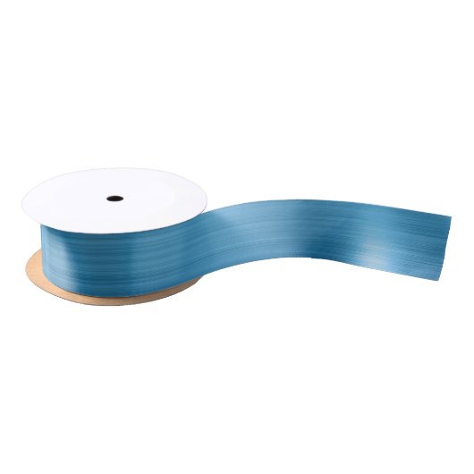Chique Aqua Blauwe Kerst Satijnen Lint (Spoel)