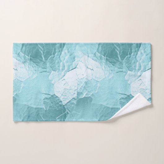 Chique Aqua Mint Blauw Glam Bad Handdoek (Handdoek)