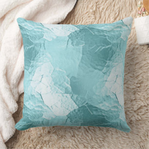 Chique Aqua Mint Blauw Glam Kussen