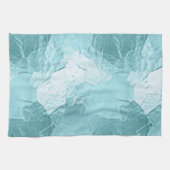 Chique Aqua Mint Blauw Glam Theedoek (Horizontaal)