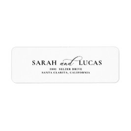 Chique Arch Modern Stijlvol Elegant Retouradres Etiket