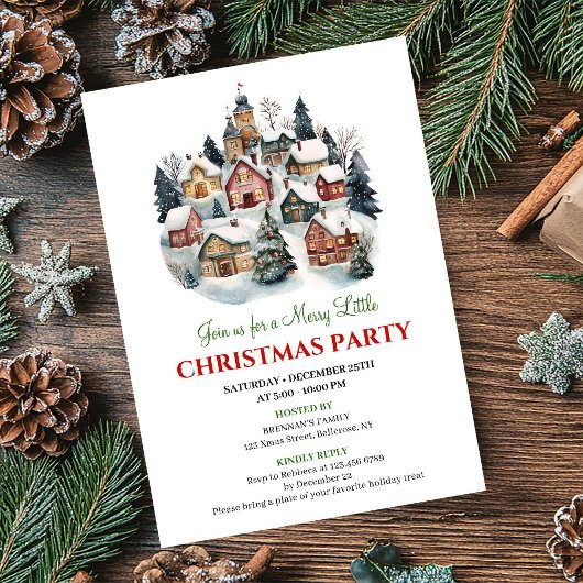 Chique artistieke kerstscène feestelijke viering kaart